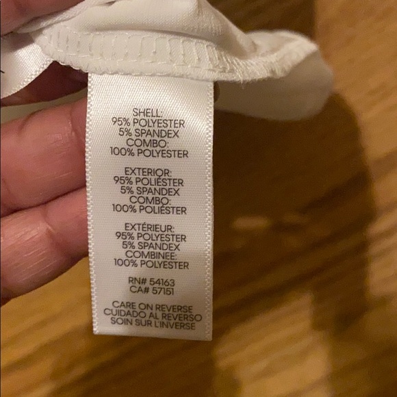 BNWT Calvin Klein soft white blouse women size XL - Picture 5 of 7